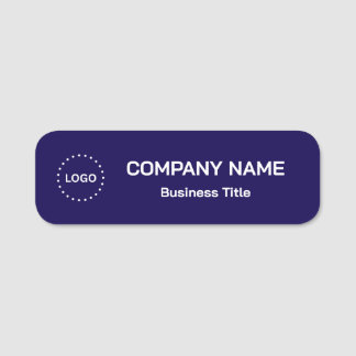 Simple Brand Promotion Employee Name Tag