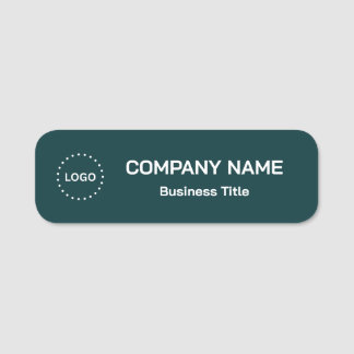 Simple Brand Promotion Employee Name Tag