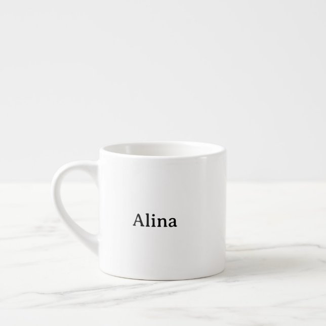 Simple Brand Promotion Espresso Cup (Left)