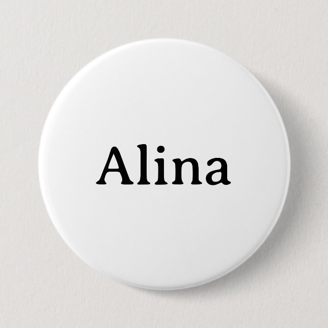 Simple Brand Promotion Large 3" Round 7.5 Cm Round Badge (Front)