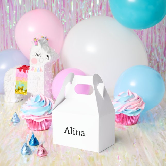 Simple Brand Promotion Medium 4.5"x2.75"x5.5" Favour Box (Party)
