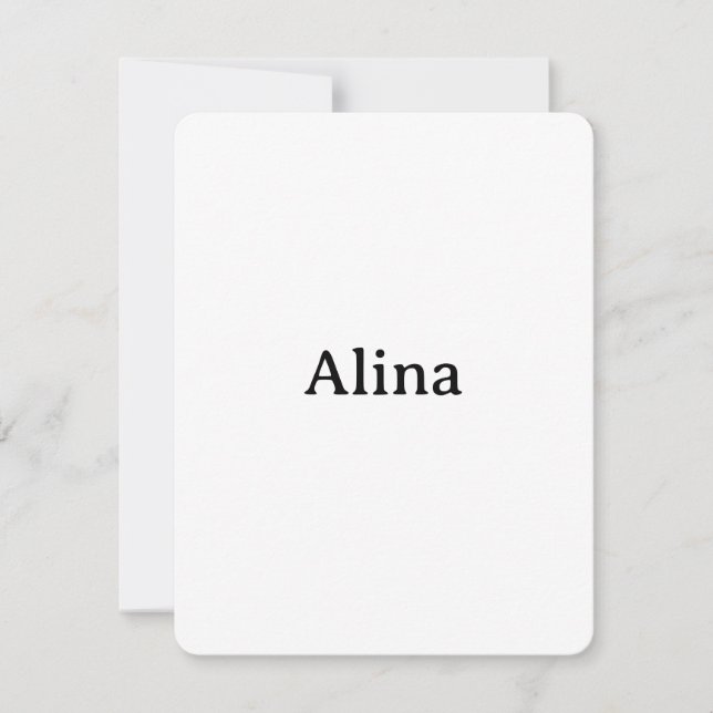 Simple Brand Promotion Rounded 4.25" x 5.5" Invitation (Front)