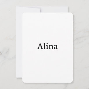 Simple Brand Promotion Rounded 4.5" x 6.25" Invitation