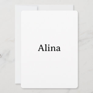 Simple Brand Promotion Rounded 5.5" x 7.5" Invitation
