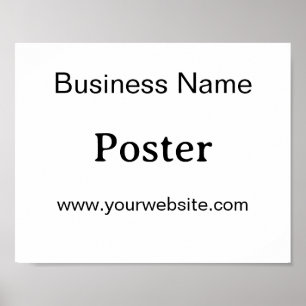 Simple Brand Promotion Standard Semi-Gloss 10"x8" Poster