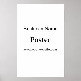 Simple Brand Promotion Standard Semi-Gloss 11"x17" Poster