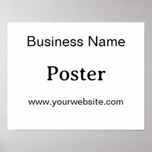 Simple Brand Promotion Standard Semi-Gloss 14"x11" Poster