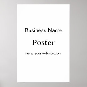Simple Brand Promotion Standard Semi-Gloss 16"x24" Poster