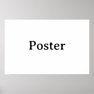 Simple Brand Promotion Standard Semi-Gloss 17"x11" Poster
