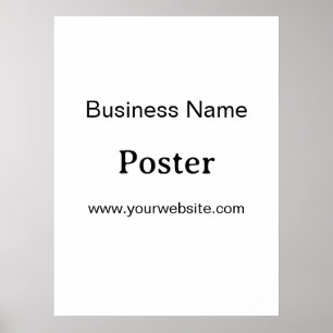 Simple Brand Promotion Standard Semi-Gloss 24"x32" Poster
