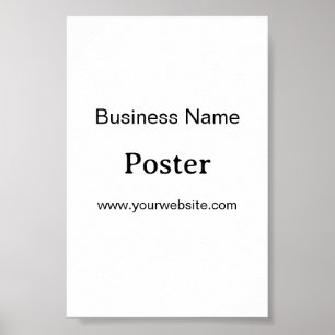 Simple Brand Promotion Standard Semi-Gloss 4" x 6" Poster