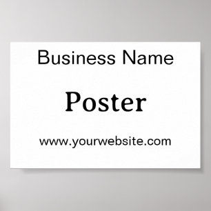 Simple Brand Promotion Standard Semi-Gloss 6"x4" Poster