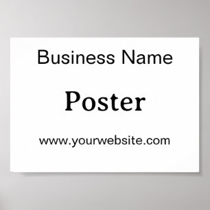 Simple Brand Promotion Standard Semi-Gloss 7"x5" Poster