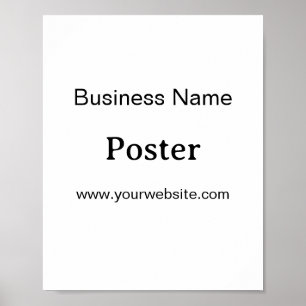Simple Brand Promotion Standard Semi-Gloss 8"x10"  Poster