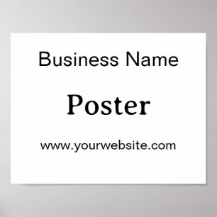 Simple Brand Promotion Standard Semi-Gloss Poster