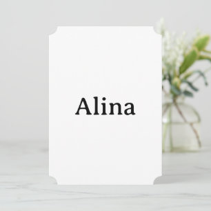 Simple Brand Promotion Ticket 5" x 7" Invitation