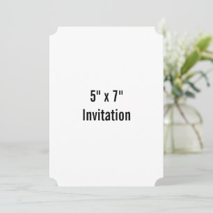 Simple Brand Promotion Ticket 5" x 7" Invitation
