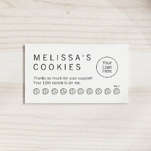 Simple Brand Ready Bakery Flat Loyalty Card
