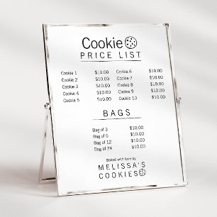 Simple Brand Ready Bakery Menu