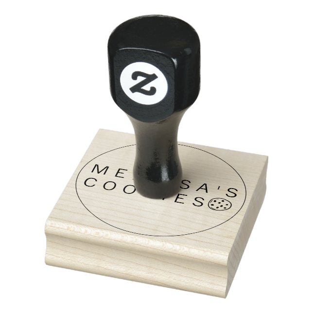 Simple Brand Ready Bakery with logo Rubber Stamp (Stamp)