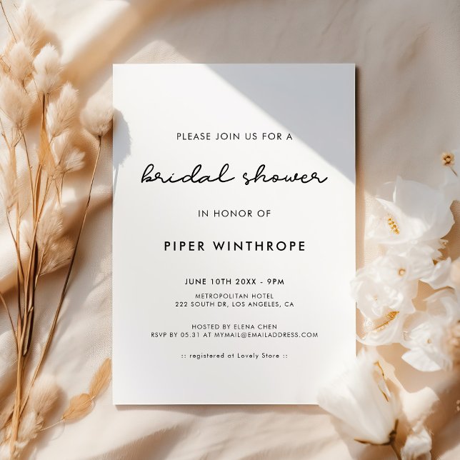 Simple Bridal shower Invitation (Creator Uploaded)