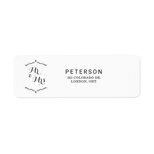 Simple Bride and Groom White (Front)