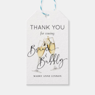 Simple Brunch and Bubbly Gift Tags
