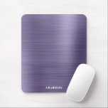 Simple Brush Metal Midnight Mouse Pad<br><div class="desc">Simple Brush Metal Midnight Mouse Pad</div>