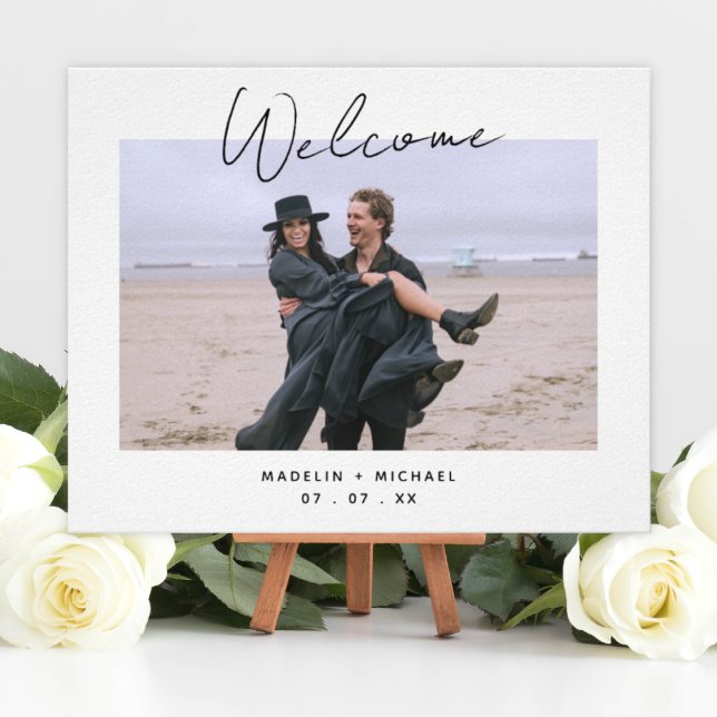 Simple Budget Wedding Reception Welcome Sign (Creator Uploaded)