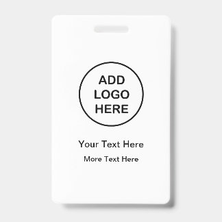 Simple Bulk Budget Staff Work Name ID Badges