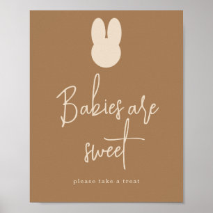Simple Bunny Babies are sweet Poster