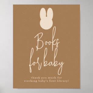 Simple Bunny Books for baby Poster