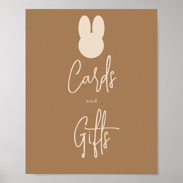 Simple Bunny cards and gifts  Poster (Front)