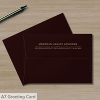 Simple Burgundy Classic Gold Typography