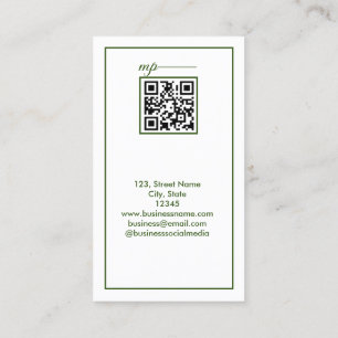 simple business add your name text  business card