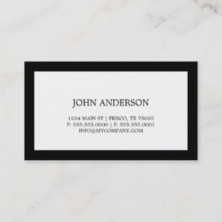 Simple Business Card
