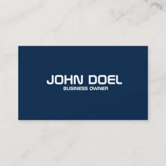 simple business card