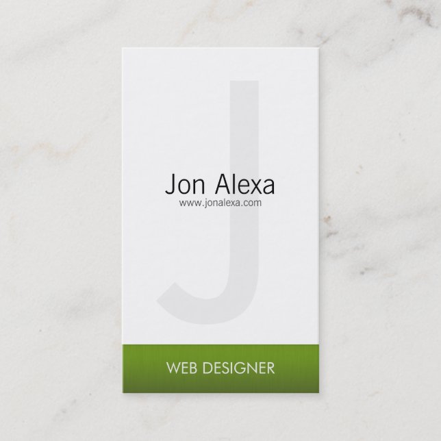 Simple Business Card (Front)