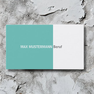 Simple business card