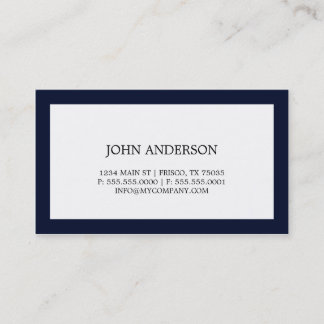 Simple Business Card