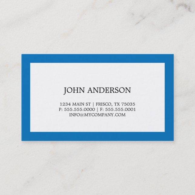 Simple Business Card (Front)