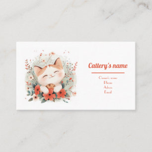 Simple Business Card For Caterry