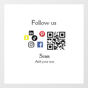 Simple business company website barcode QR code