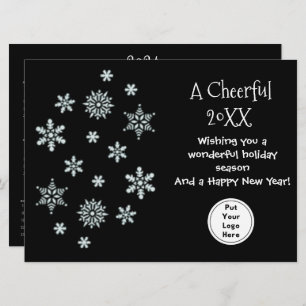 Simple Business Corporate Calendar Greeting Card