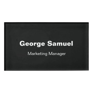 Simple Business Employee Name Tag