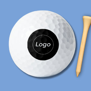 Simple Business Logo and text Golf Balls