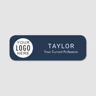 Simple Business Logo Company Employees Conference Name Tag
