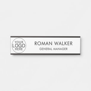 Simple Business Logo Corporate Custom Door Sign