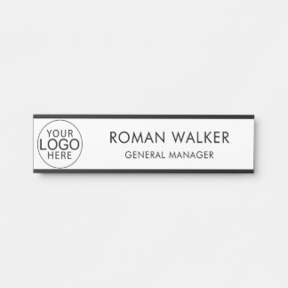 Simple Business Logo Corporate Custom Door Sign