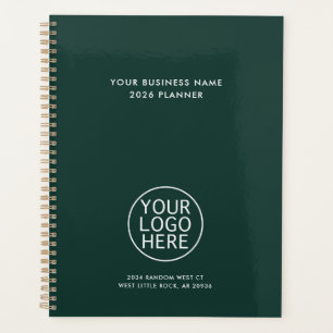 Simple Business Logo Corporate Employees 2026 Planner